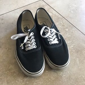 Black Authentic Vans